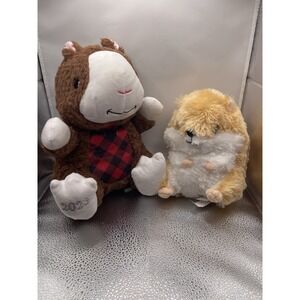 2023 Petsmart Hope The‎ Hamster Holiday Squeaker Red Pet 10" Belly Hamster Bag1